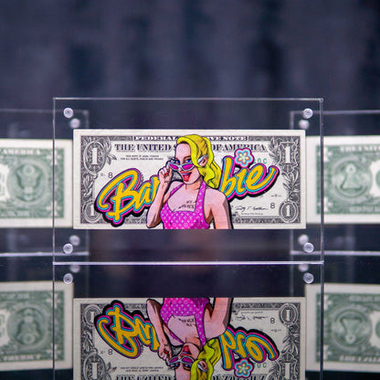 Barbie Dollar Art