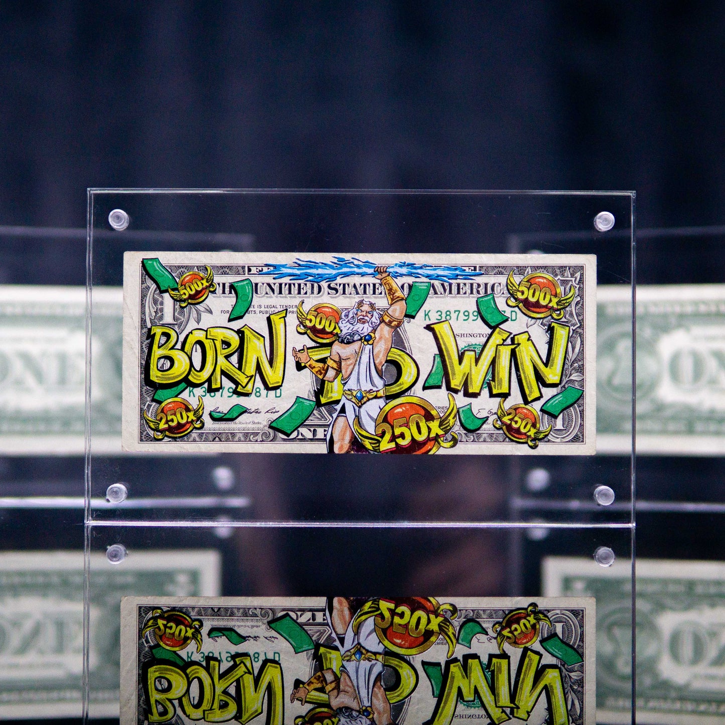 Born To Win! dollar art