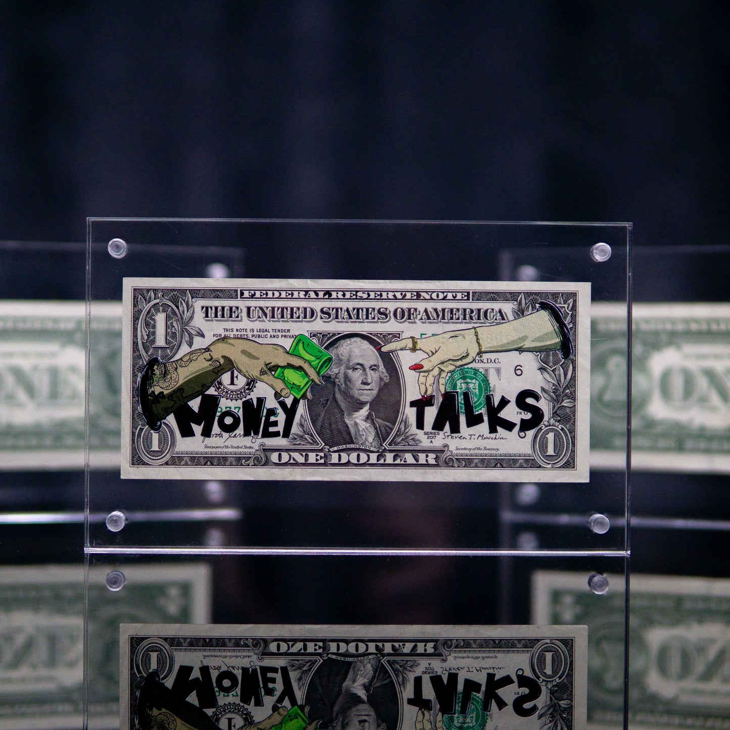 Money Talks Dollar Art