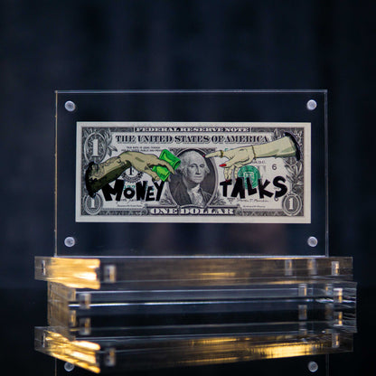 Money Talks Dollar Art