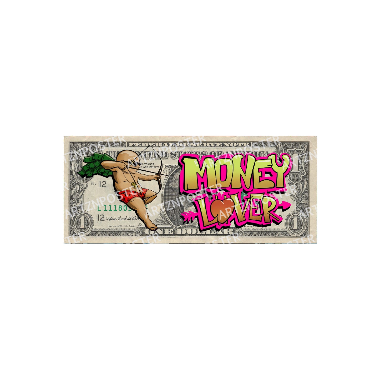 Money Lover Dollar Art