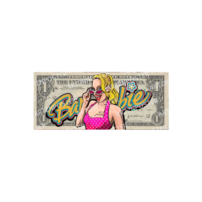 Barbie Dollar Art