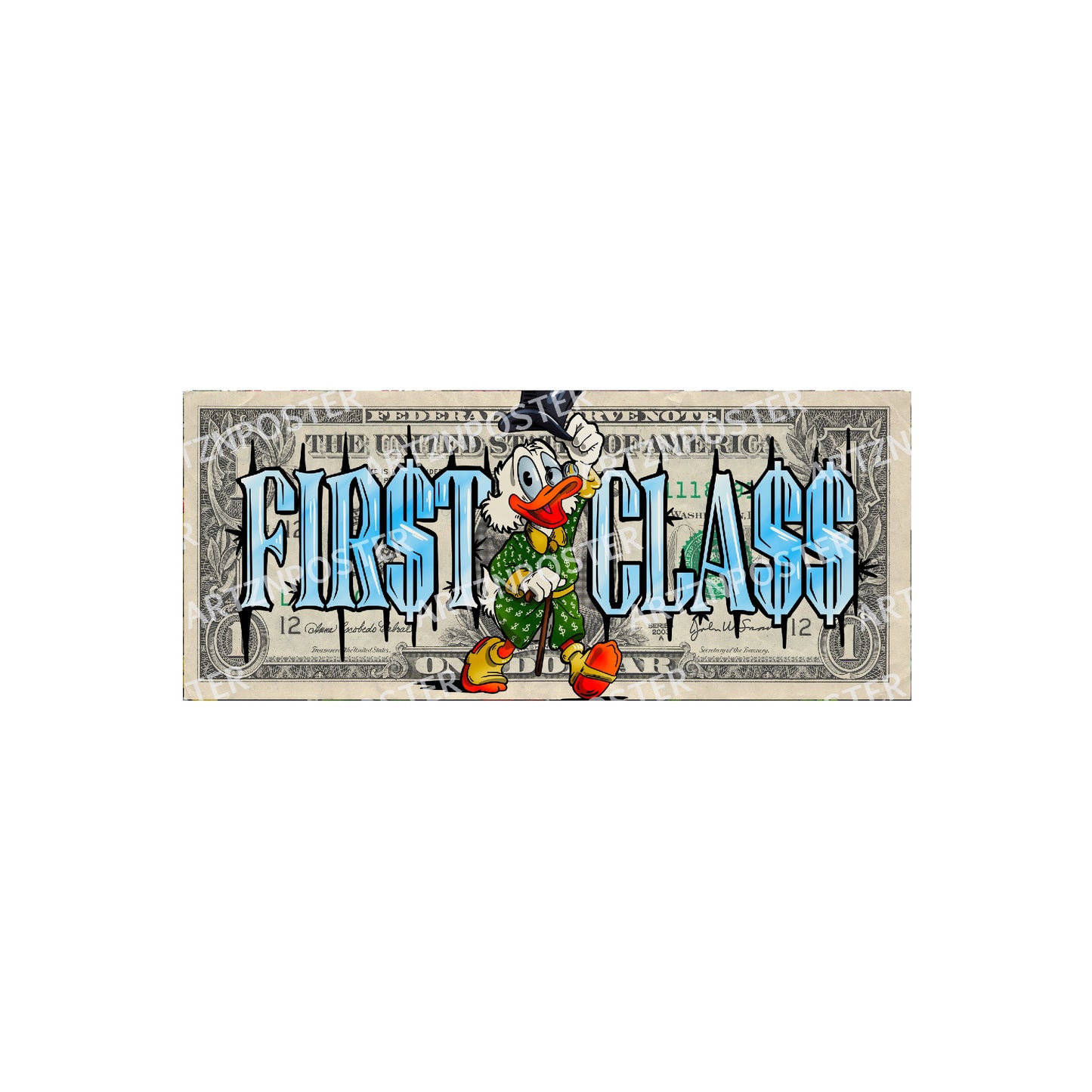 First Class Dollar Art